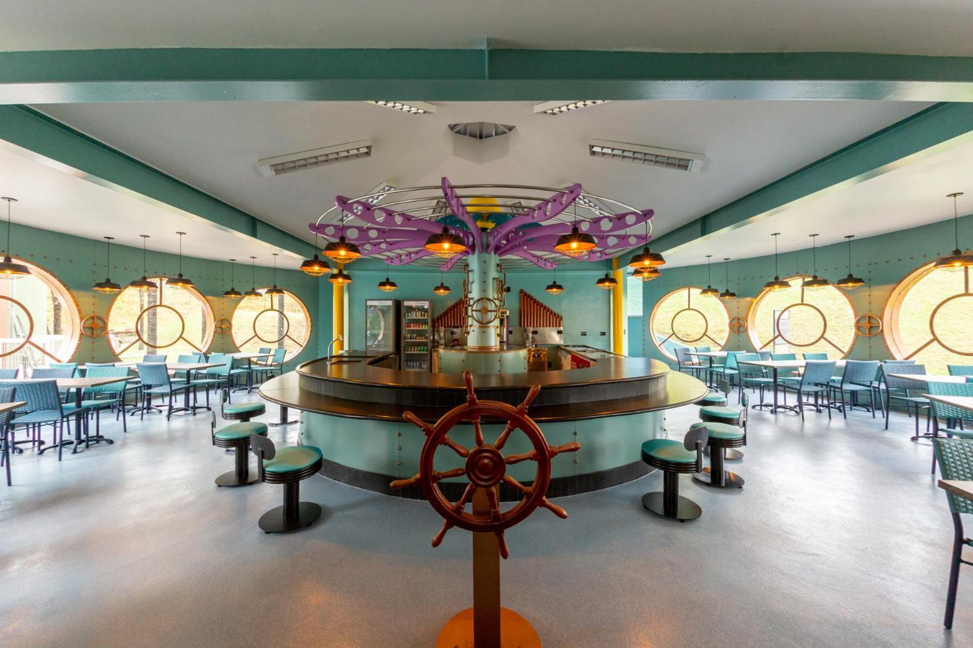 Blue Tree Thermas De Lins Resort Exteriér fotografie The interior of the restaurant